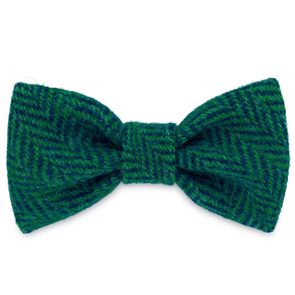 Frankie Goes Turquoise Dog Bow Tie, 1 of 5