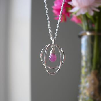 Ruby Swirl Pendant, 4 of 5