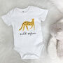 Wild And Free Leopard Jungle Babygrow, thumbnail 10 of 12