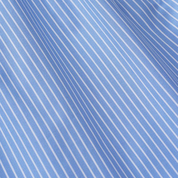 Men's Crisp Blue And White Striped Nightshirt, 4 of 4