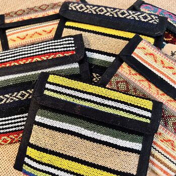 Handmade Boho Cotton Surfer Wallet, 11 of 12