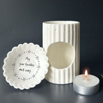 Wax Melt Porcelain Burner Troubles Melt Away, 2 of 7