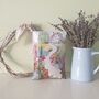 Lavender Sachet With Cottage Garden Print, Decorative Gift For Garden Loving Friends, thumbnail 1 of 9