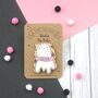 Cute Spooky Ghost Wooden Pin Badge, thumbnail 2 of 5
