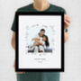 Personalised Floral Ultrasound Scan Photo Print, thumbnail 3 of 8