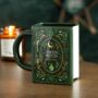 Green Witch Book Shaped Mug, thumbnail 1 of 4
