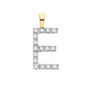 Fine Diamond 9ct Solid Gold Initial Letter Pendant Necklace, thumbnail 6 of 12