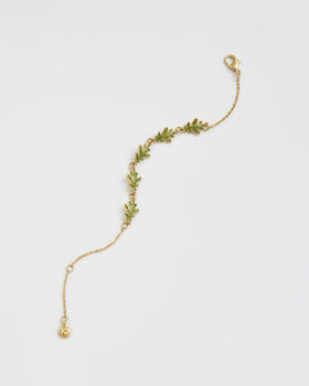 Oak Leaf Gold Bracelet, 6 of 8