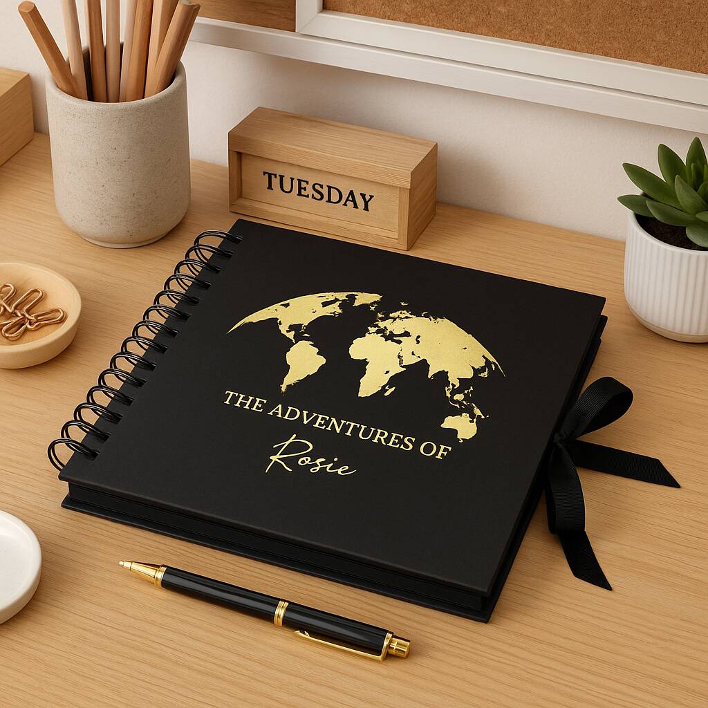 Personalised Travel Scrapbook Anniversary Gift For Travellers, 1 of 9