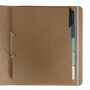 A4 Leather Holiday Plans Ring Binder With Leather Tabs, thumbnail 2 of 4