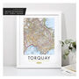 Favourite UK City Location Personalised Map Print, thumbnail 12 of 12