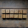 Personalised Wooden Baby Name Blocks, thumbnail 8 of 11