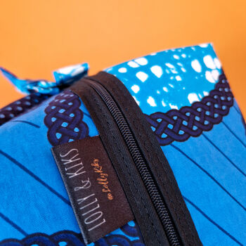 Large African Print Toiletry Wash Bag | Adedapo Print, 5 of 7