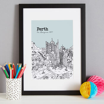 Personalised Perth Print, 6 of 10