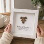 Personalised 5th Anniversary Gift Handmade Wooden Heart, thumbnail 4 of 11