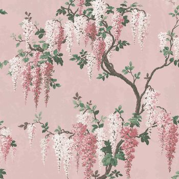 Wisteria Pink Bloom Wallpaper, 4 of 4