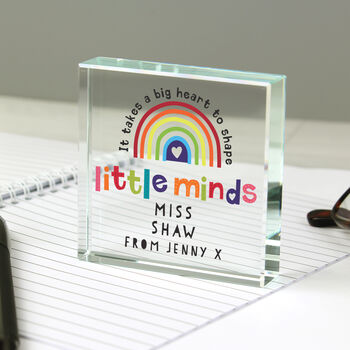 Teachers Shape Little Minds Crystal Token, 6 of 6