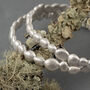 Silver Pebble Bangle Bracelet, thumbnail 5 of 8