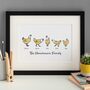 Personalised Chicken Family Print, thumbnail 3 of 8
