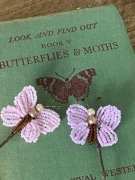 Butterfly Bead Craft Kit Pink/Purple, 4 of 4