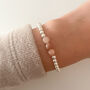 Handmade Silver Sunstone Bracelet, thumbnail 1 of 7