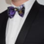 Modern Bow Tie Madeline Print In Purple, thumbnail 3 of 4