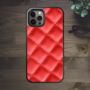 Red Leather Pattern iPhone Case, thumbnail 1 of 4
