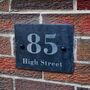Personalised House Number Slate Sign, thumbnail 2 of 3