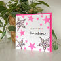 Leopard Love Stars Birthday Card, thumbnail 6 of 12