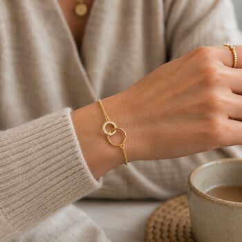 Mother And Daughter Links Drawstring Bracelet, 4 of 9