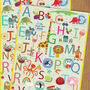 Alphabet Wrapping Paper Two Sheets, thumbnail 1 of 3