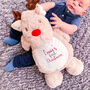 Personalised Reindeer Christmas Soft Toy, thumbnail 3 of 6