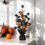 Spooky Black Halloween Autumn Light Up Tree, thumbnail 5 of 6