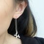 Sterling Silver Balloon Poodle Earrings, thumbnail 1 of 5