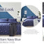 Navy Stars Organic Bed Linen From, thumbnail 2 of 4