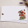 C6 Decorated Envelopes With Rabbit And Poppy Design, thumbnail 1 of 2