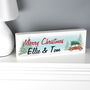 Personalised Driving Home For Christmas Block Sign, thumbnail 3 of 4