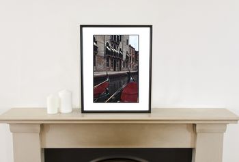 Gondolas, Venice, Italy Photographic Art Print, 2 of 4