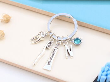 Dentist Personalised Keyring, Dental Nurse, Graduation, 4 of 12