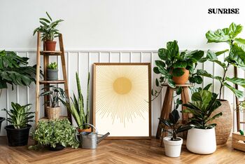 Boho Abstract Sun Art Print | Home Decor, 3 of 6