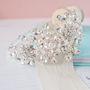 Pearl And Diamante Side Headdress, thumbnail 1 of 5