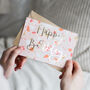 Pink Terrazzo 'Happy Birthday' Gold Foil Birthday Card, thumbnail 1 of 2