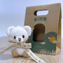 Personalised Baby's First Cot Teddy Bear Decoration, thumbnail 2 of 12