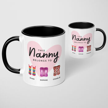 Personalised Nan Nanny Gran Mug Birthday Mothers Day, 4 of 6