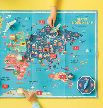 Create Your Own Giant World Map, 9 of 10