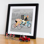 Personalised Cycling Print, Custom Race Leader Cyclist, thumbnail 9 of 11