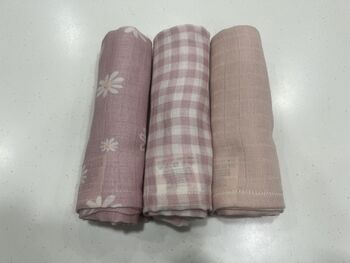 The Meadow Collection Pack Of Three Muslins, 10 of 10
