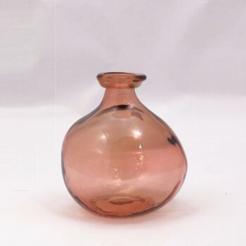 Recycled Glass Vase | 18cm Blown Glass | 10 Colours, 3 of 9