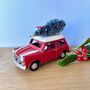 Christmas Red Car Ornament, thumbnail 3 of 3