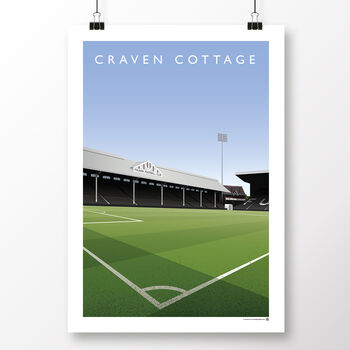 Fulham Fc Craven Cottage J. Haynes Stand Poster, 2 of 7